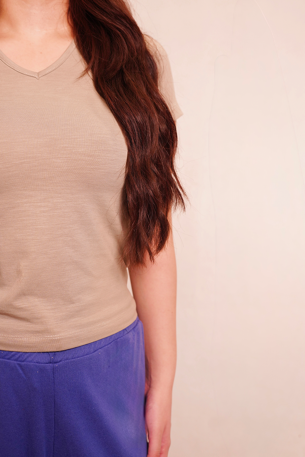 LuxeSoft Fitted V-Neck