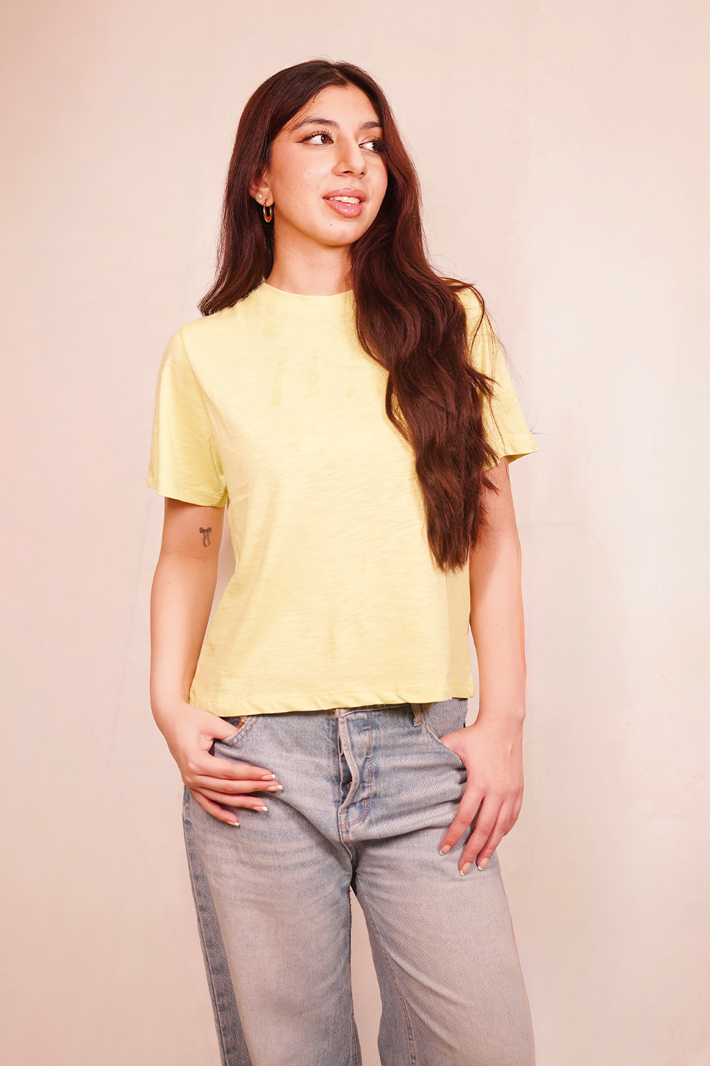 Lime Glow Essential Tee