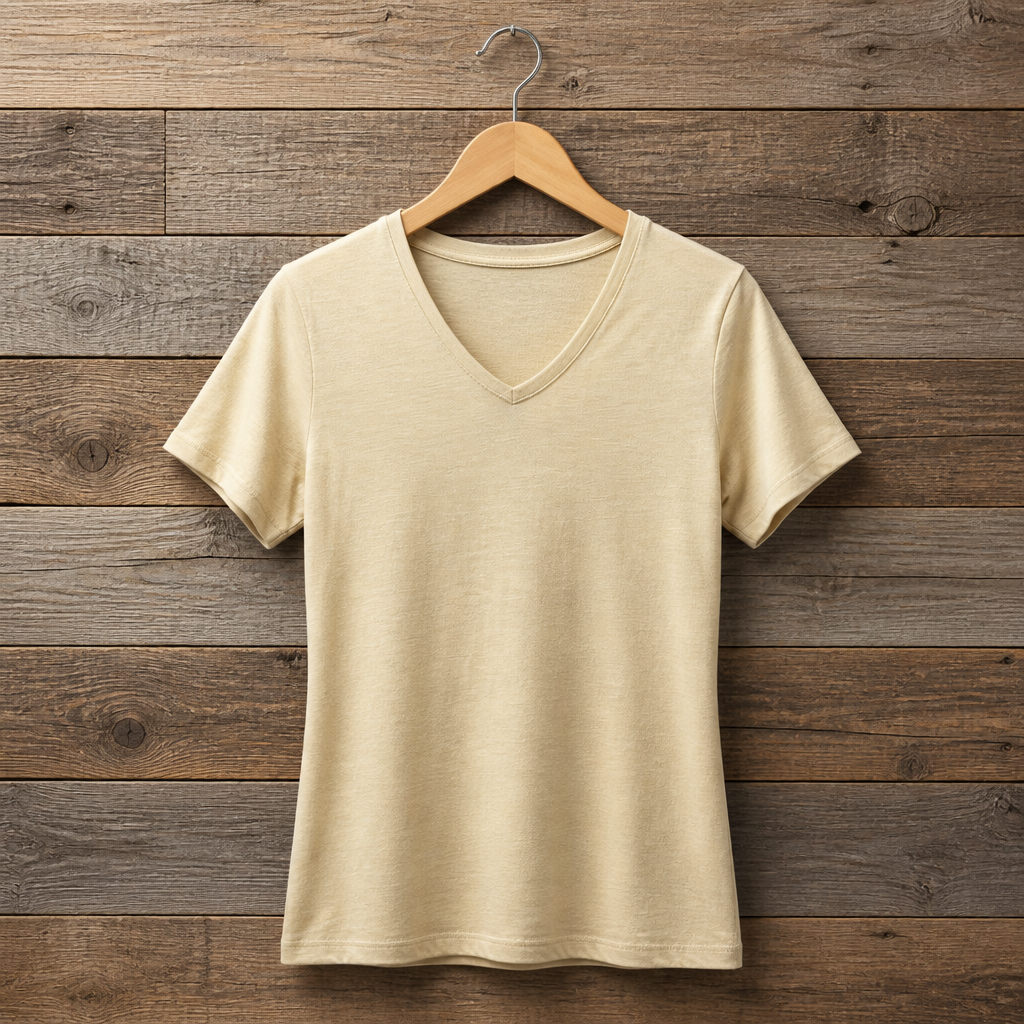 LuxeSoft Fitted V-Neck