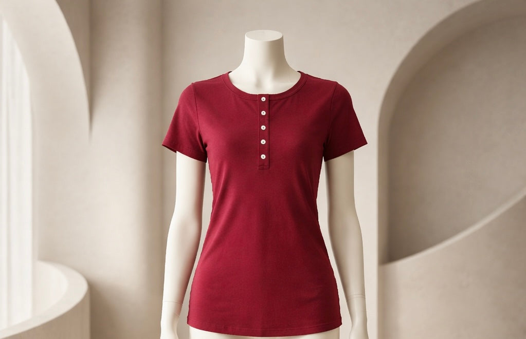 Velora Buttoned Tee